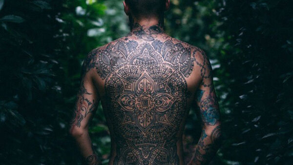 Wallpaper Black, Tattoos, For, Back, Men