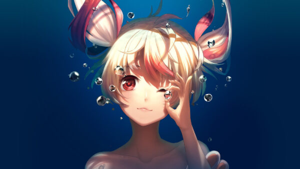 Wallpaper Artwork, Anime, Underwater