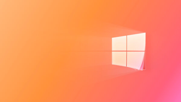 Wallpaper Logo, Microsoft, Windows, Orange, Technology, Desktop