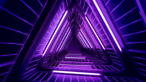 Wallpaper Triangles, Desktop, Abstract, Purple