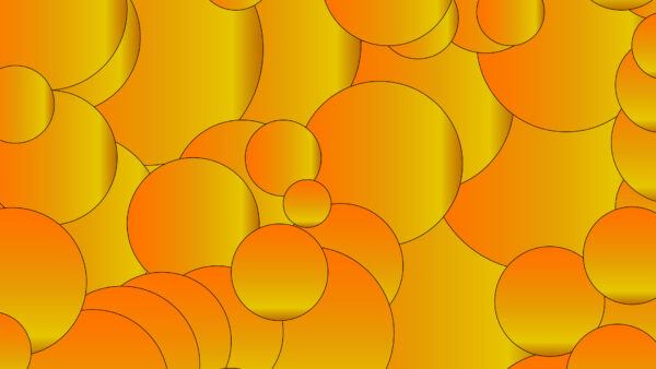 Wallpaper Yellow, Abstract, Circle, Desktop