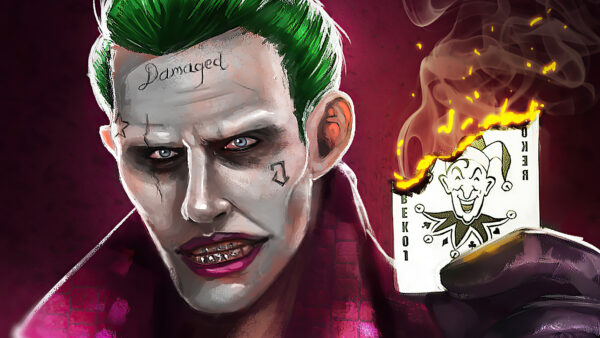 Wallpaper Villain, Joker, Damaged