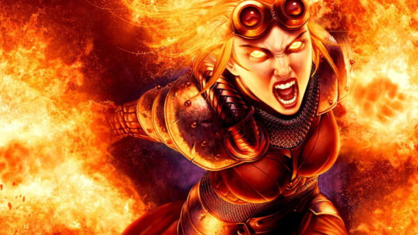 Wallpaper The, With, Desktop, Magic, Fire, Gathering, Nalaar, Chandra