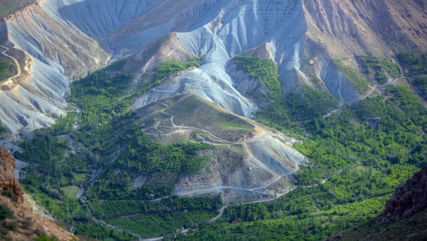 Wallpaper Nature, Slope, Desktop, Mobile, Forest, Aerial, Road, Mountain, Valley, Trees, View