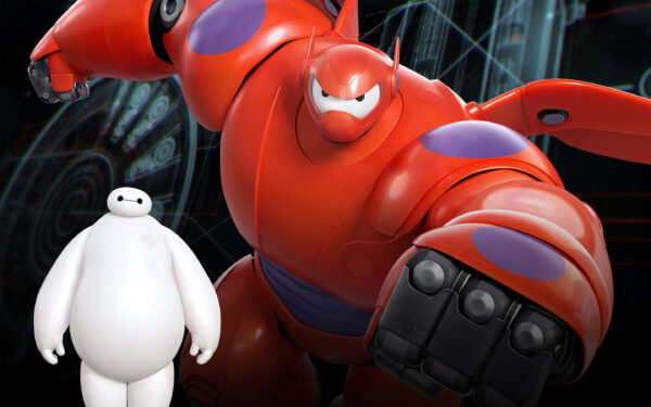 Wallpaper Baymax, Hero