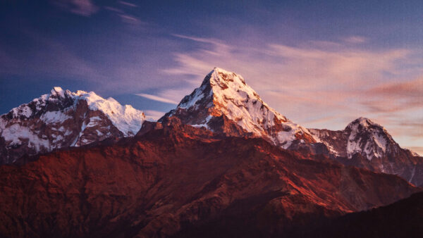 Wallpaper Annapurna, Mountains, Massif