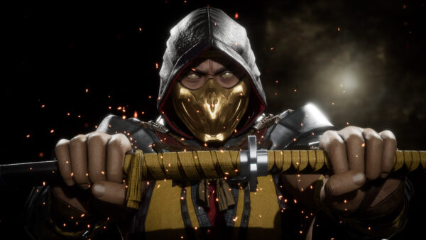 Wallpaper Sword, Kombat, Mortal, With, Scorpion