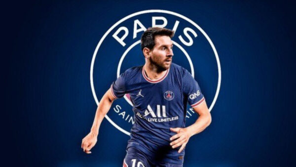 Wallpaper Blue, Lionel, Dress, PSG, Messi, Wearing, Sports, Background, Logo