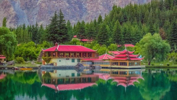 Wallpaper Resort, Hotel, Pakistan, Shangrila, Reflection, Travel