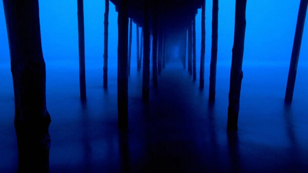 Wallpaper Blue, Desktop, Wood, Dark, Background
