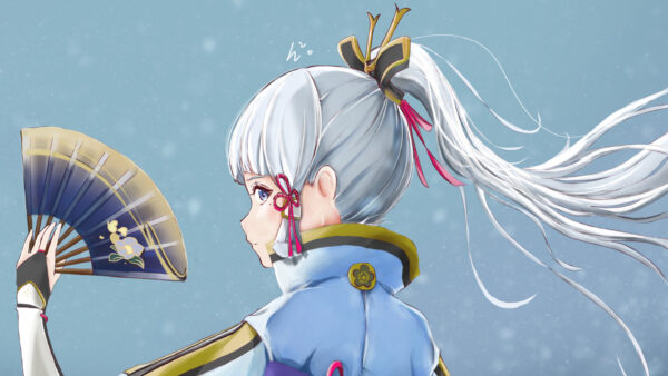 Wallpaper Impact, Genshin, Ayaka