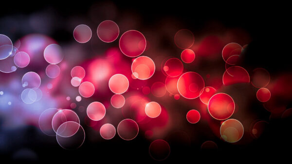 Wallpaper Desktop, Shadow, Pink, Highlights, Circles, Abstract, Red