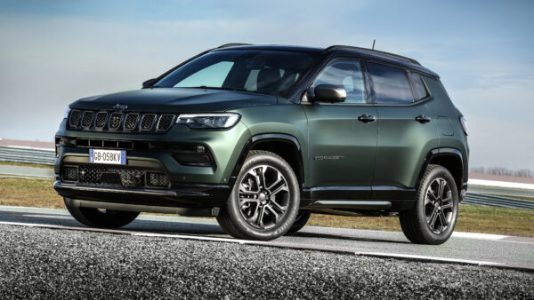 Wallpaper Anniversary, Jeep, 80th, 4xe, Compass, Cars, 2021