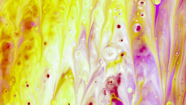 Wallpaper Art, Purple, Abstract, Paint, Desktop, Yellow, Fluid, Stains