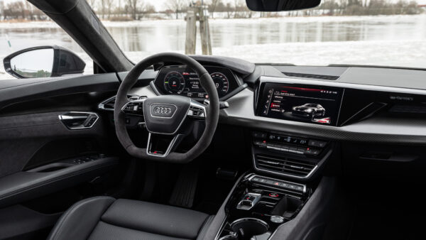 Wallpaper E-tron, Audi, Cars, Interior, 2021