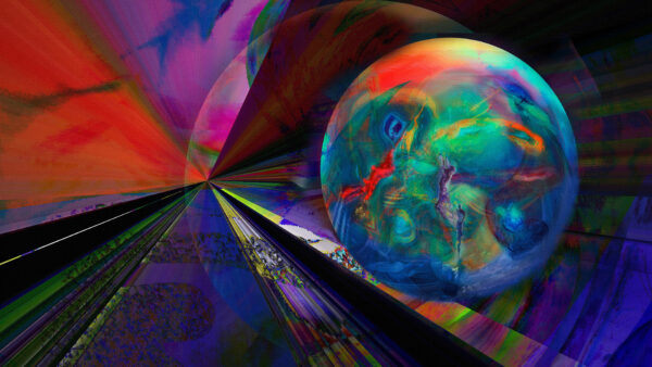 Wallpaper Sphere, Abstract, Shapes, Abstraction, Colorful, Lines