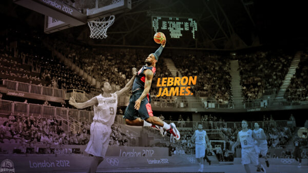 Wallpaper Put, Ball, Jumping, James, Lebron, Crowd, Sports, Desktop, Basket, Around