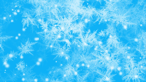 Wallpaper Digital, Desktop, Blue, Frost, Art, Snowflake