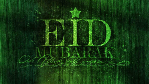 Wallpaper Background, Green, Eid, Mubarak