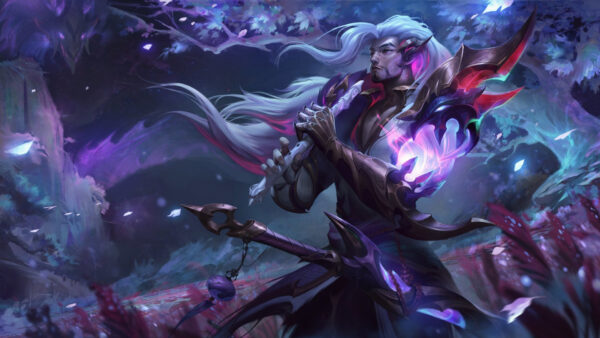 Wallpaper League, Legends, Yasuo, White, Hair