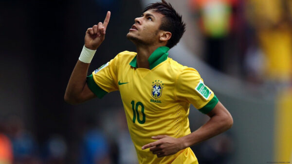 Wallpaper Sign, Yellow, Hand, Wearing, Showing, Sports, Neymar, Dress, Desktop, Looking