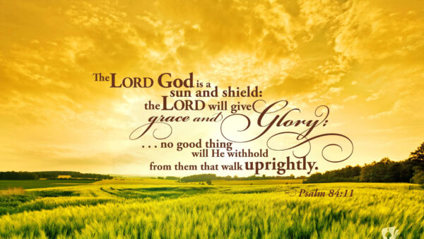 Wallpaper Sun, And, God, Verse, Bible, Lord, The, Shield