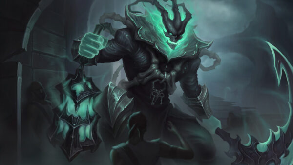 Wallpaper Thresh, League, Legends