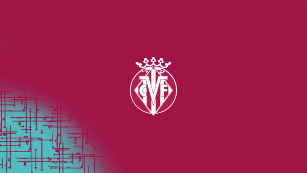 Wallpaper Pink, Soccer, Logo, Emblem, Dark, Villarreal