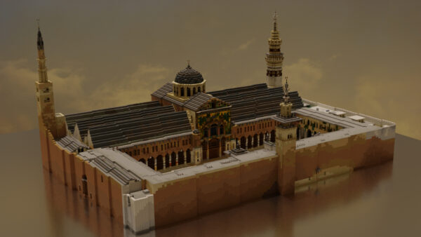 Wallpaper Religion, Mosque, Minecraft, Syria