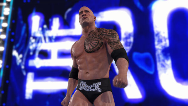 Wallpaper Dwayne, Johnson, WWE, 2K22