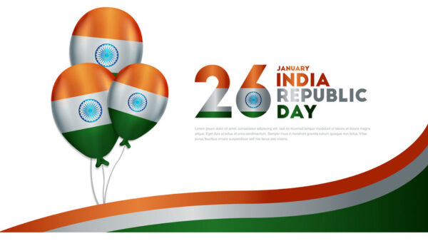 Wallpaper Republic, Creative, January, Balloons, Art, Flag, White, Celebration, Day, Indian, Background