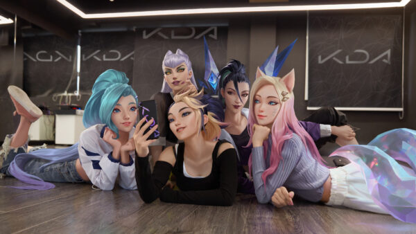 Wallpaper Legends, Desktop, KDA, League, Group