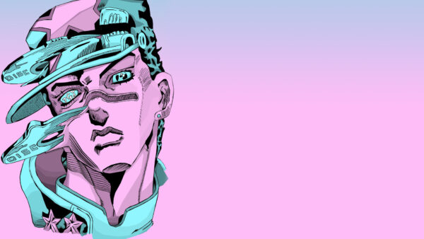 Wallpaper And, Jolyne, Purple, Top, Blue, Anime, With, Green, Background, Pink, JOJO, Cujoh, Desktop