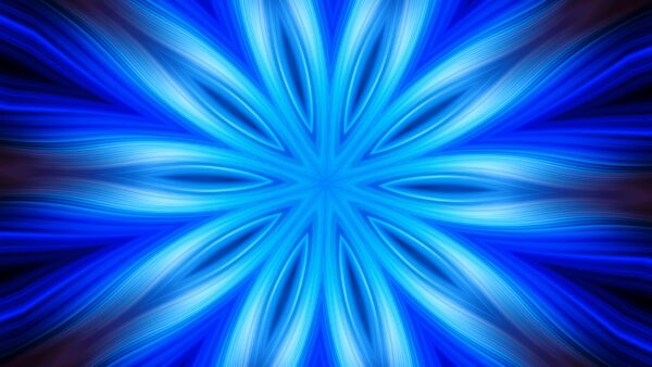 Wallpaper Kaleidoscope, Blue, Desktop, Art, Digital, Abstract, Artistic