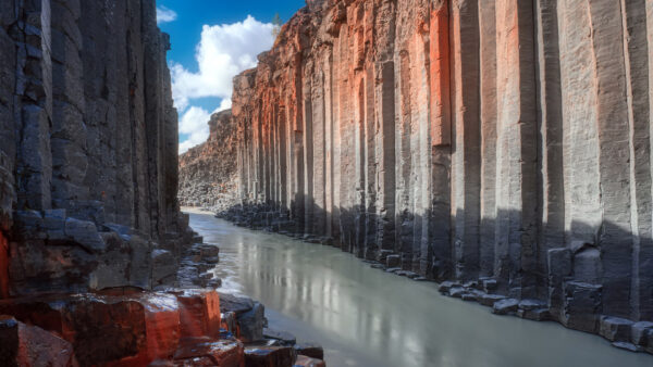 Wallpaper Travel, Iceland, Canyon, Studlagil