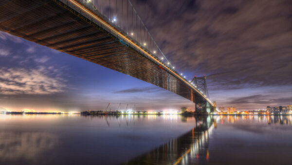 Wallpaper River, Franklin, Pennsylvania, Philadelphia, With, Reflection, Travel, Benjamin, Desktop, Bridge