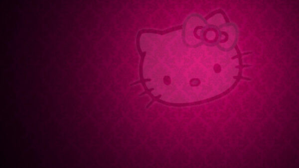 Wallpaper Desktop, Face, Background, Pink, Kitty, Hello