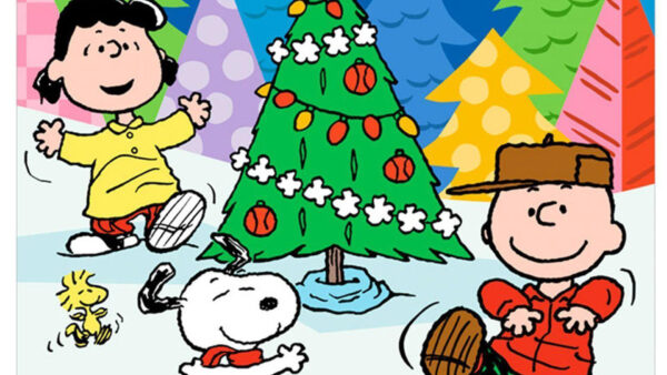 Wallpaper Snoopy, Celebrating, With, Christmas, Friends