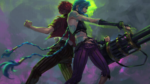 Wallpaper Arcane, Jinx