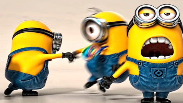 Wallpaper Mouth, Minions, Open, With