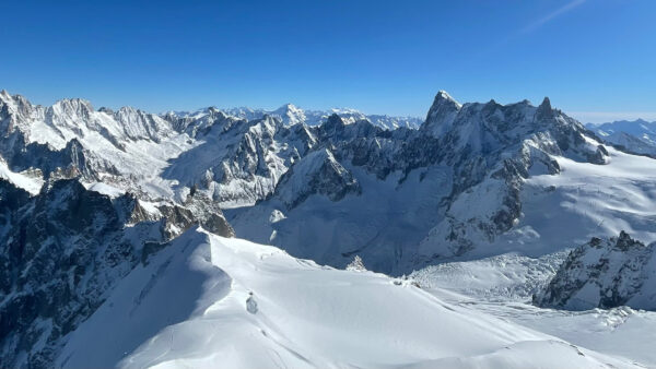 Wallpaper Covered, Daytime, During, Background, Snow, Sky, Blue, Rock, Mountains