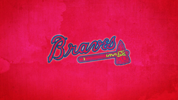 Wallpaper Braves, Background, With, Red, Desktop, Painting