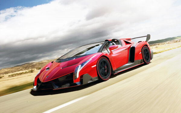 Wallpaper Veneno, Roadster, Lamborghini, 2014