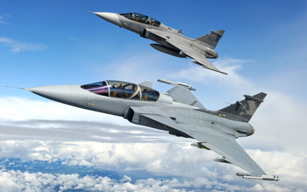 Wallpaper Gripen, Saab, Fighters, JAS