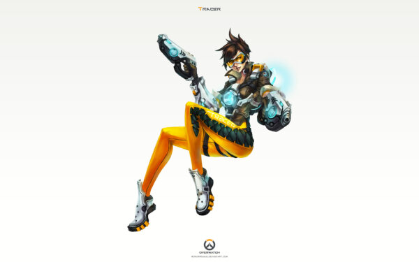 Wallpaper Overwatch, Tracer