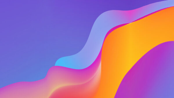 Wallpaper Colorful, Waves