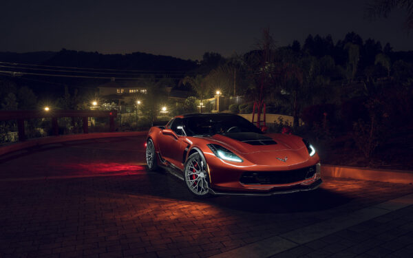 Wallpaper Z06, 2018, Supercar, Corvette, Chevrolet