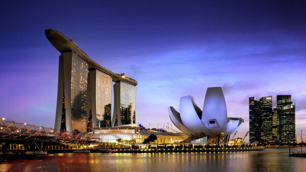 Wallpaper Building, Marina, Sands, Bay, Travel, Singapore, Skyscraper