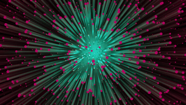 Wallpaper Mobile, Green, Abstract, Needles, Explosion, Pink, Desktop, Abstraction