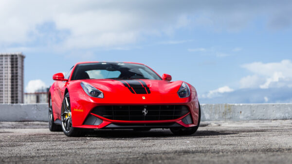 Wallpaper Car, Ferrari, Red, Cars, F12berlinetta